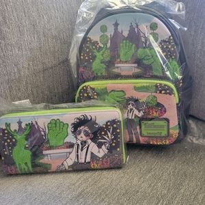 Edward scissorhands Loungefly backpack and wallet bundle